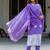 Women Bandhani Dyed Regular Aari Work Pure Silk Kurta with Trousers & With Dupatta