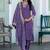 Bandhani Printed V-Neck Sequinned Straight Kurta With Trousers & Dupatta