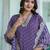 Bandhani Printed V-Neck Sequinned Straight Kurta With Trousers & Dupatta