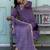 Bandhani Printed V-Neck Sequinned Straight Kurta With Trousers & Dupatta