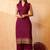Bandhani Printed Zari V-Neck Sleeveless Straight Kurta With Palazzo