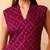 Bandhani Printed Zari V-Neck Sleeveless Straight Kurta With Palazzo