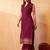 Bandhani Printed Zari V-Neck Sleeveless Straight Kurta With Palazzo
