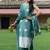 Bandhani Dyed V-Neck Pure Silk Straight Kurta With Trousers & Dupatta