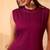 Gotta Patti Round Neck Sleeveless Straight Kurta With Palazzo