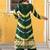 Women Leheriya Dyed Silk Kurta with Palazzo & Dupatta