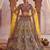 Off-White Silk Blend Embroidered Multi-Color Bridal Lehenga Choli Set