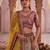 Off-White Silk Blend Embroidered Multi-Color Bridal Lehenga Choli Set