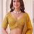 Mustard Silk Blend Embroidered Festive Haldi Lehenga Choli Set