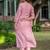 Women Ethnic Motifs Embroidered Regular Thread Work Chanderi Silk Kurta with Trousers & With Dupatta