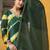 Women Dyed Regular Kurta with Palazzos & With Dupatta