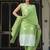 Women Bandhani Dyed Regular Aari Work Pure Silk Kurta with Trousers & With Dupatta