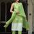 Women Bandhani Dyed Regular Aari Work Pure Silk Kurta with Trousers & With Dupatta