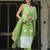 Women Bandhani Dyed Regular Aari Work Pure Silk Kurta with Trousers & With Dupatta