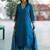 Women Bandhani Embroidered Empire Thread Work Kurta with Trousers & With Dupatta