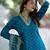 Women Bandhani Embroidered Empire Thread Work Kurta with Trousers & With Dupatta