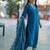 Women Bandhani Embroidered Empire Thread Work Kurta with Trousers & With Dupatta