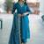 Women Bandhani Embroidered Empire Thread Work Kurta with Trousers & With Dupatta