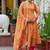 Women Floral Printed Empire Kurta with Trousers & With Dupatta