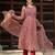 Paisley Printed Gotta Patti Anarkali Kurta with Trousers & Dupatta