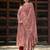 Paisley Printed Gotta Patti Anarkali Kurta with Trousers & Dupatta