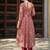 Paisley Printed Gotta Patti Anarkali Kurta with Trousers & Dupatta