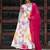 Alia Cut Floral Printed Empire Gotta Patti Kurta with Palazzos & Dupatta