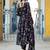 Floral Printed Gotta Patti Flared Anarkali Kurta With Trousers & Dupatta