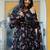Floral Printed Gotta Patti Flared Anarkali Kurta With Trousers & Dupatta