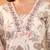 women floral printed thread work kurta