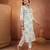 women floral printed thread work floral kurta
