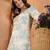 women floral printed thread work floral kurta