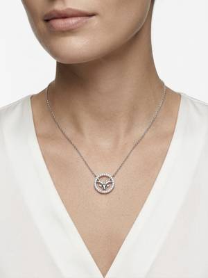 925 Sterling Silver Deer Pendant Necklace Set for Women 1