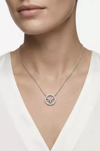 925 Sterling Silver Deer Pendant Necklace Set for Women