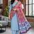 Cotton maslin picwai print stall dupatta wear on gown lehenga choli and dress