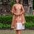 Women Dyed Regular Pure Silk Kurta with Trousers & With Dupatta