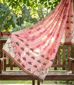 Cotton maslin picwai print stall dupatta wear on gown lehenga choli and dress