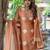 Women Dyed Regular Pure Silk Kurta with Trousers & With Dupatta