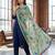 Cotton maslin picwai print stall dupatta wear on gown lehenga choli and dress