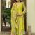 Floral Printed Regular Gotta Patti Kurta With Churidar & Dupatta