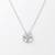 925 Sterling Silver Four Leaf Clover Pendant Necklace Set for Women