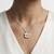 925 Sterling Silver Four Leaf Clover Pendant Necklace Set for Women