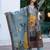 Women Floral Printed Regular Chanderi Silk Kurta with Trousers & With Dupatta