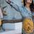 Women Floral Printed Regular Chanderi Silk Kurta with Trousers & With Dupatta
