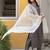 Sweetheart Neck Regular Thread Work Pure Silk Kurta With Trousers & Dupatta