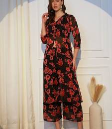 Floral Printed Regular Kurta With Palazzos