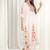 Floral Embroidered Mirror Work Kurta With Palazzos & Dupatta