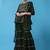Ethnic Motifs Embroidered Empire Silk Georgette Kurti with Sharara & Dupatta