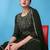 Ethnic Motifs Embroidered Empire Silk Georgette Kurti with Sharara & Dupatta