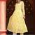 Floral Printed Anarkali Kurta with Palazzos & With Dupatta